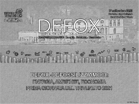 DEFOX 2021, DE-FOSSILIZZIAMOCI: Energia, Ambiente, Economia